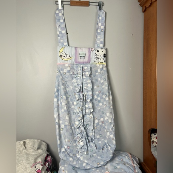 Vintage Lambs & Ivy My Little Snoopy Crib Comforter & Diaper Caddy - Picture 12 of 14